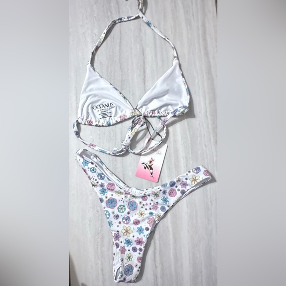 Oceanus swimwear size medium biking set new with tag - Picture 2 of 4